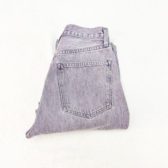 AGOLDE 90's Pinch Waist Purple Button Fly Denim Jeans A154-1325 Size 25 MINT - Picture 1 of 9